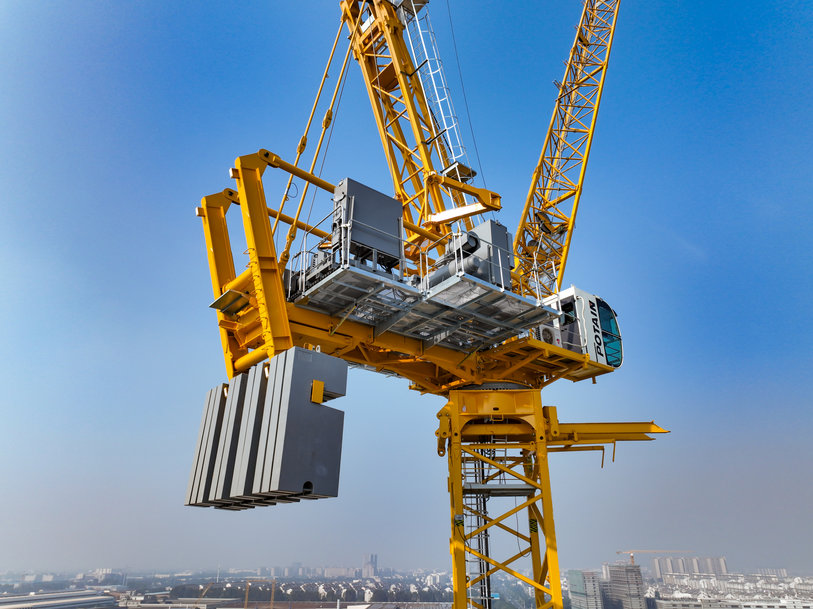 New Potain MCR 625 is a high-speed, high-performance luffing jib crane for the world’s fastest-growing markets